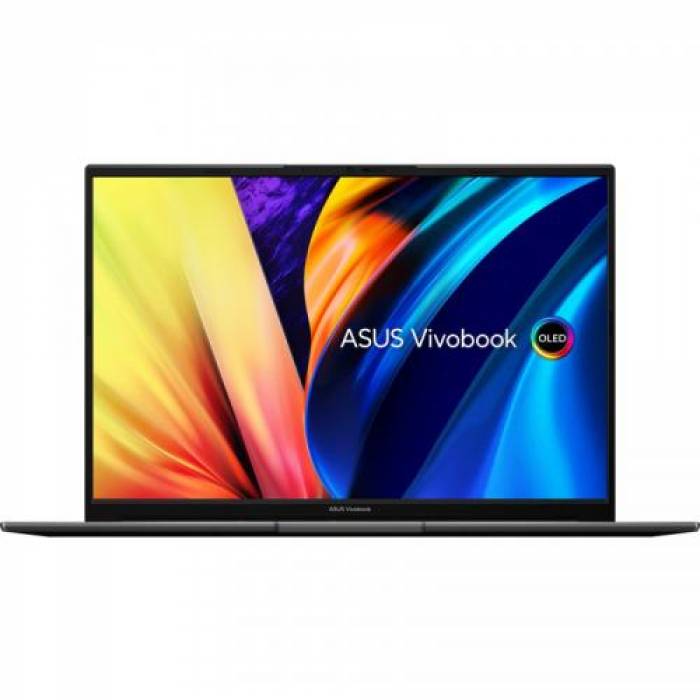 Laptop ASUS VivoBook S16X M5602RA-KV046W, AMD Ryzen 7 6800H, 16inch, RAM 16GB, SSD 512GB, AMD Radeon Graphics 680M, Windows 11 Home, Midnight Black