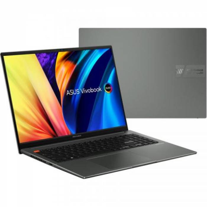 Laptop ASUS VivoBook S16X M5602RA-KV046W, AMD Ryzen 7 6800H, 16inch, RAM 16GB, SSD 512GB, AMD Radeon Graphics 680M, Windows 11 Home, Midnight Black