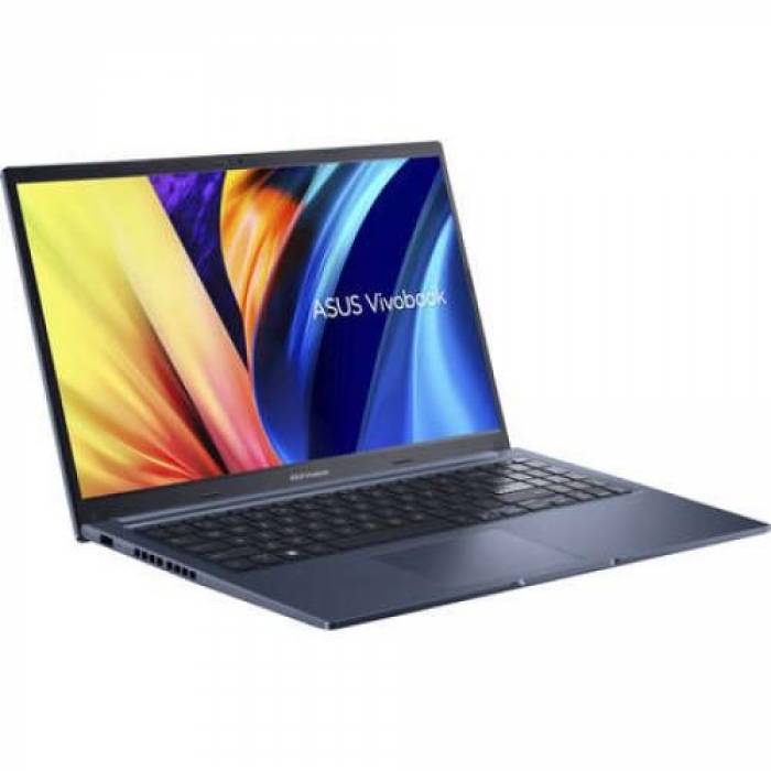 Laptop ASUS VivoBook X1502ZA-BQ177W, Intel Core i3-1220P, 15.6inch, RAM 8GB, SSD 256GB, Intel UHD Graphics, Windows 11, Quiet Blue 