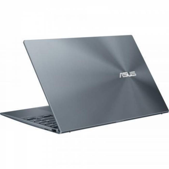 Laptop ASUS ZenBook 14 UX425EA-KI954W, Intel Core i5-1135G7, 14inch, RAM 8GB, SSD 512GB, Intel Iris Xe Graphics, Windows 11, Pine Grey