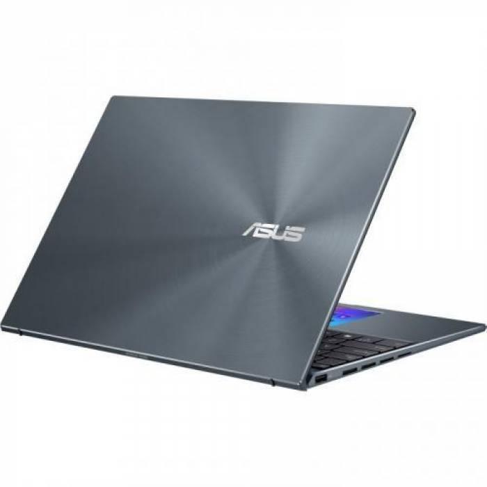 Laptop ASUS ZenBook 14X OLED UX5400EG-KN178W, Intel Core i7-1165G7, 14inch Touch, RAM 16GB, SSD 1TB, nVidia GeForce MX450 2GB, Windows 11, Pine Grey