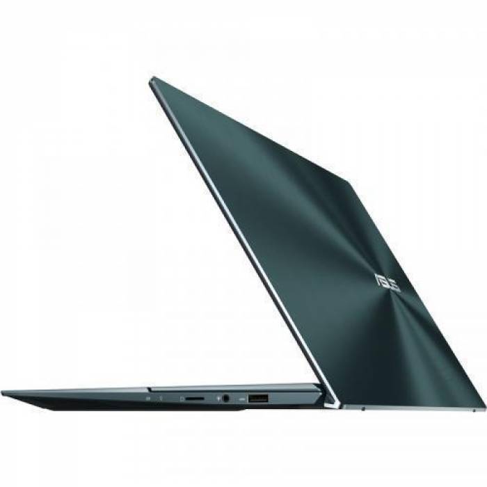 Laptop ASUS ZenBook Duo 14 UX482EAR-HY383X, Intel Core i7-1195G7, 14inch Touch, RAM 32GB, SSD 1TB, Intel Iris Xe Graphics, Windows 11 Pro, Celestial Blue