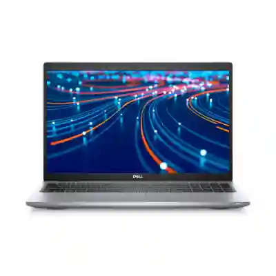 Laptop Dell Latitude 5520, Intel Core i5-1145G7, 15.6inch, RAM 8GB, SSD 512GB, Intel Iris Xe Graphics, Linux, Gray