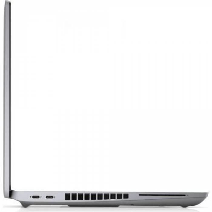 Laptop Dell Precision 3561, Intel Core i7-11850H, 15.6inch, RAM 16GB, SSD 512GB, nVidia T600 4GB, Linux, Grey