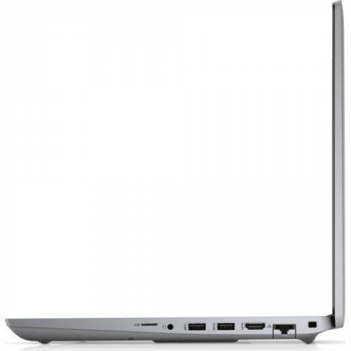 Laptop Dell Precision 3561, Intel Core i7-11850H, 15.6inch, RAM 16GB, SSD 512GB, nVidia T600 4GB, Linux, Grey