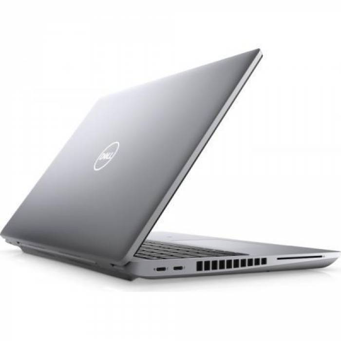 Laptop Dell Precision 3561, Intel Core i7-11850H, 15.6inch, RAM 16GB, SSD 512GB, nVidia T600 4GB, Linux, Grey