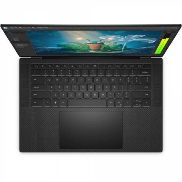 Laptop Dell Precision 5570, Intel Core i9-12900H, 15.6inch, RAM 32GB, SSD 1TB, nVidia RTX A2000 8GB, Linux, Titan Gray