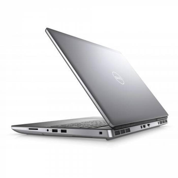 Laptop Dell Precision 7560, Intel Core i7-11850H, 15.6inch, RAM 16GB, SSD 512GB, nVidia RTX A2000 4GB, Windows 11 Pro, Titan Grey