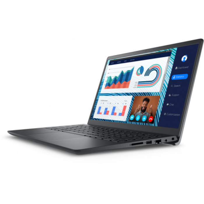 Laptop Dell Vostro 3420, Intel Core i5-1135G7, 14inch, RAM 16GB, SSD 512GB, Intel Iris Xe Graphics, Windows 11 Pro, Carbon Black