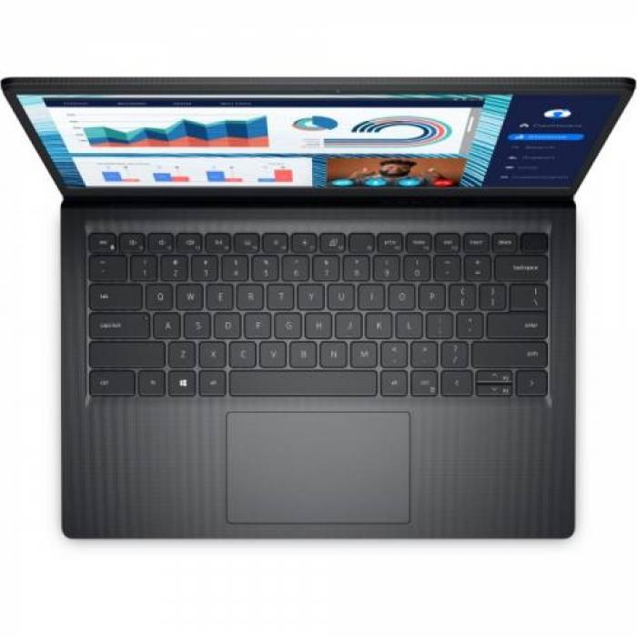 Laptop Dell Vostro 3420, Intel Core i5-1135G7, 14inch, RAM 8GB, SSD 512GB, Intel Iris Xe Graphics, Linux, Carbon Black