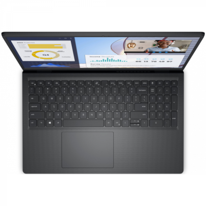 Laptop Dell Vostro 3535, AMD Ryzen 7 7730U, 15.6inch, RAM 16GB, SSD 512GB, AMD Radeon Graphics, Windows 11 Pro, Carbon Black