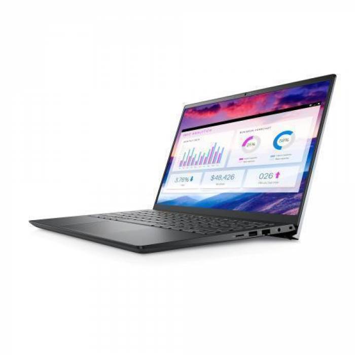 Laptop Dell Vostro 5410, Intel Core i5-11320H, 14inch, RAM 8GB, SSD 512GB, Intel Iris Xe Graphics, Linux, Titan Grey