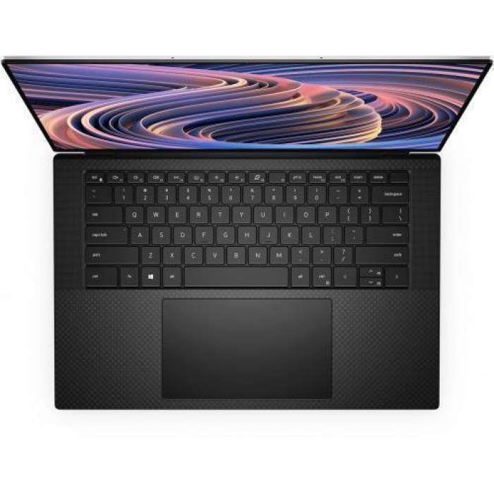 Laptop Dell XPS 15 9520, Intel Core i5-12500H, 15.6inch, RAM 16GB, SSD 512GB, Intel Iris Xe Graphics, Windows 11 Pro, Platinum Silver