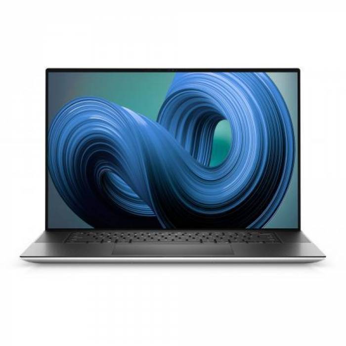 Laptop Dell XPS 17 9720, Intel Core i7-12700H, 17inch, RAM 16GB, SSD 1TB, nVidia GeForce RTX 3050 4GB, Windows 11 Pro, Platinum Silver