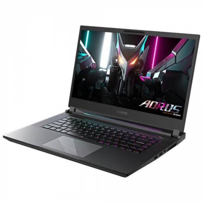 Laptop Gigabyte AORUS 15 BKF-73EE754SH, Intel Core i7-13700H, 15.6inch, RAM 16GB, SSD 1TB, nVidia GeForce RTX 4060 8GB, Windows 11, Black