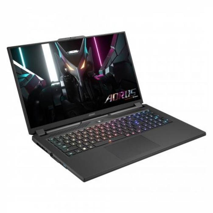 Laptop Gigabyte AORUS 17H BXF-74EE554SH, Intel Core i7-13700H, 17.3inch, RAM 16GB, SSD 1TB, nVidia GeForce RTX 4080 12GB, Windows 11, Black