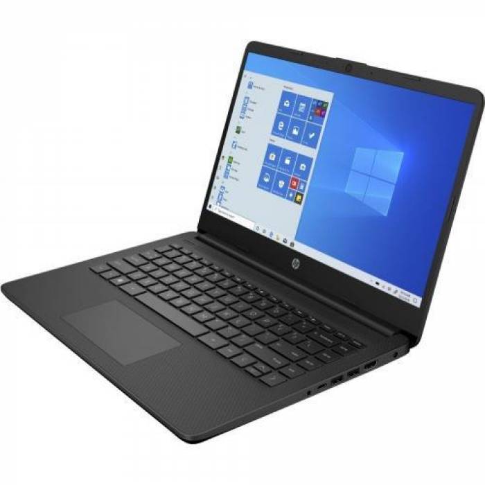 Laptop HP 14s-dq3003nq, Intel Pentium Silver N6000, 14inch, RAM 4GB, SSD 256GB, Intel UHD Graphics, Windows 10, Jet Black