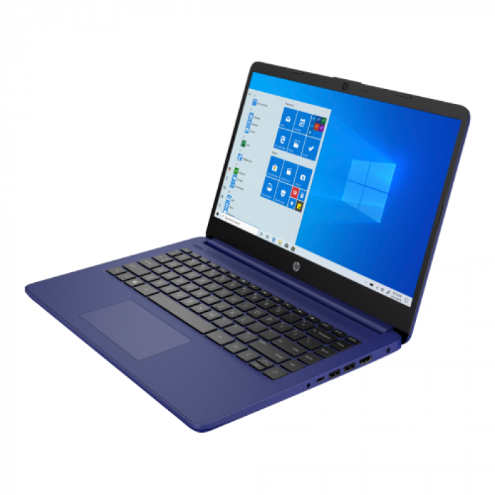 Laptop HP 14s-fq1014nq, AMD Ryzen 5 5500U, 14inch, RAM 8GB, SSD 256GB, AMD Radeon Graphics, Windows 10, Indigo Blue