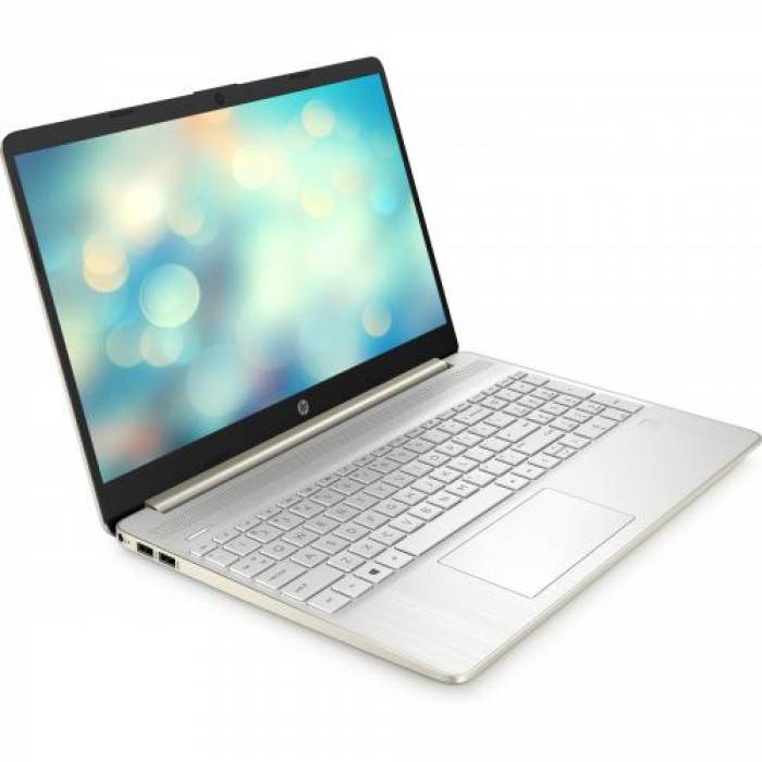 Laptop HP 15s-eq1068nq, AMD Ryzen 3 4300U, 15.6inch, RAM 8GB, SSD 512GB, AMD Radeon Graphics, Free DOS, Pale Gold