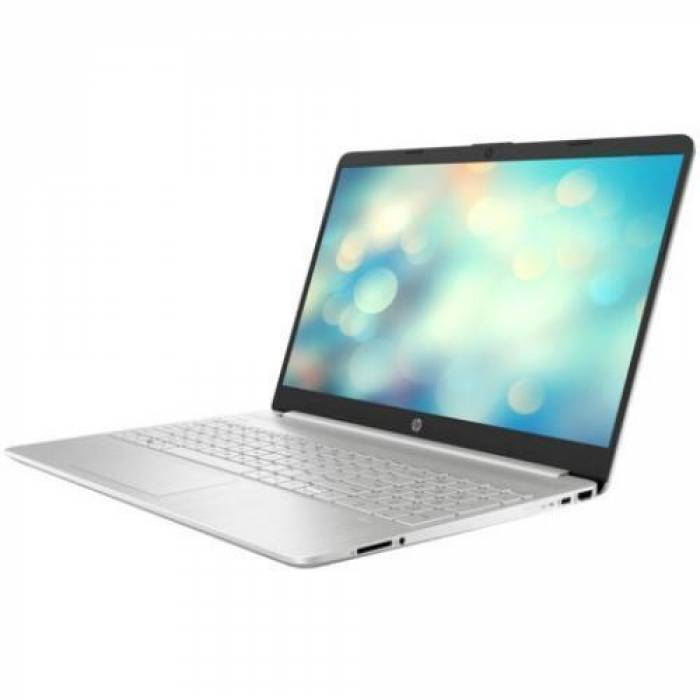 Laptop HP 15s-eq2000nq, AMD Ryzen 7 5700U, 15.6inch, RAM 16GB, SSD 512GB, AMD Radeon Graphics, Windows 11, Natural Silver