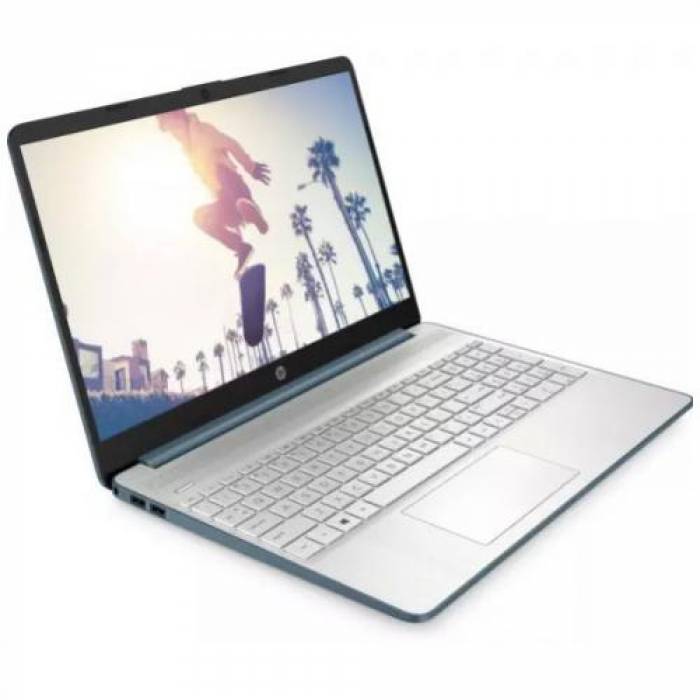 Laptop HP 15s-eq2006nq, AMD Ryzen 7 5700U, 15.6inch, RAM 16GB, SSD 512GB, AMD Radeon Graphics, Free DOS, Spruce Blue