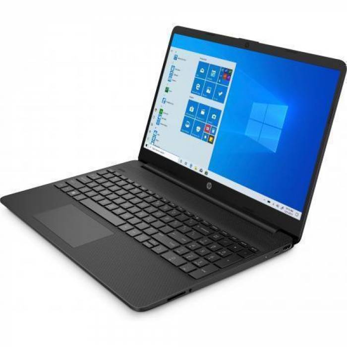 Laptop HP 15s-eq2032nq, AMD Ryzen 3 5300U, 15.6inch, RAM 8GB, SSD 512GB, AMD Radeon Graphics, Windows 11, Jet Black