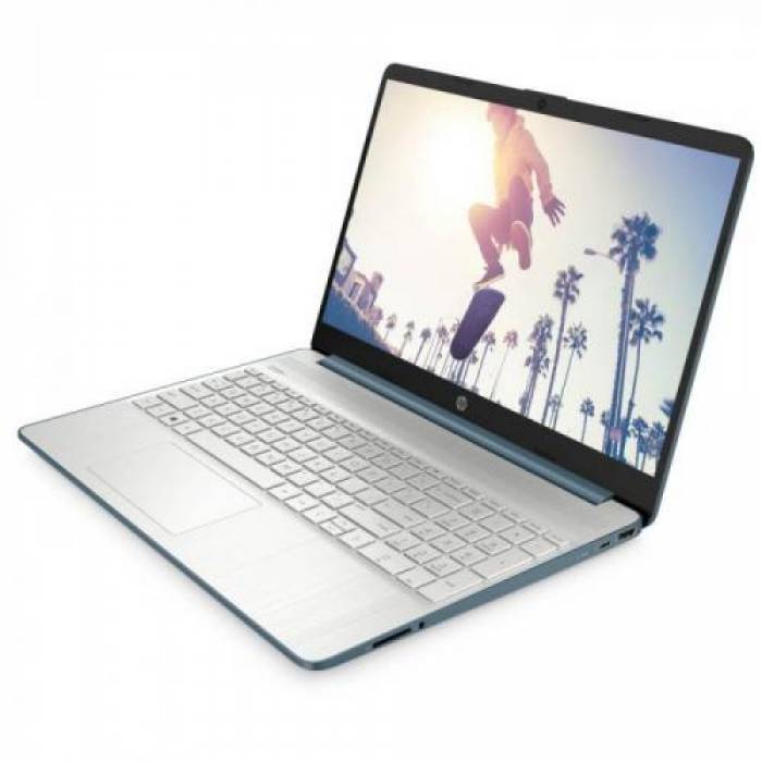 Laptop HP 15s-eq3002nq, AMD Ryzen 7 5825U, 15.6inch, RAM 16GB, SSD 1TB, AMD Radeon Graphics, Free DOS, Spruce Blue