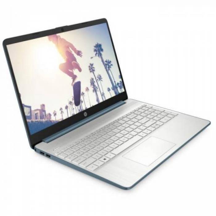 Laptop HP 15s-eq3002nq, AMD Ryzen 7 5825U, 15.6inch, RAM 16GB, SSD 1TB, AMD Radeon Graphics, Free DOS, Spruce Blue