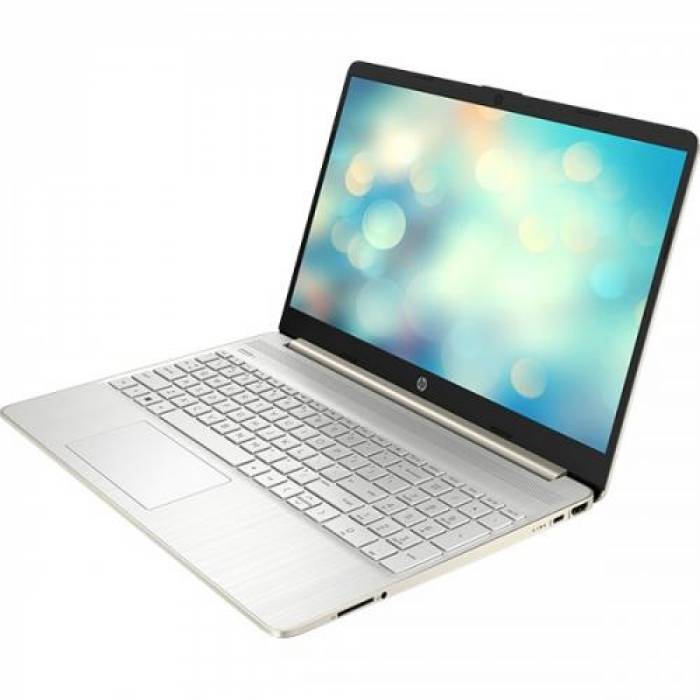 Laptop HP 15s-fq2006nq, Intel Core i7-1165G7, 15.6inch, RAM 16GB, SSD 512GB, Intel Iris Xe Graphics, Free DOS, Pale Gold