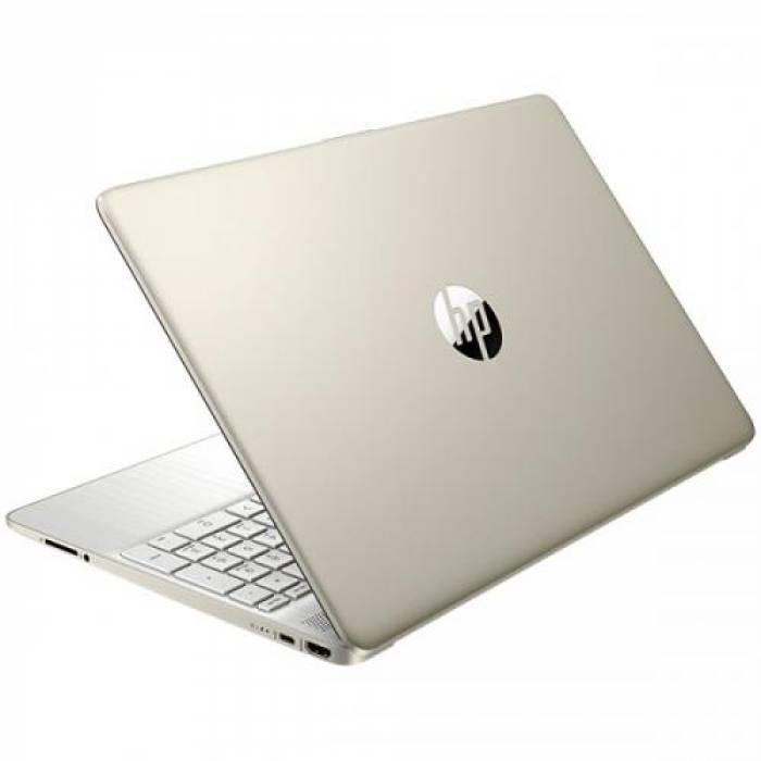 Laptop HP 15s-fq2006nq, Intel Core i7-1165G7, 15.6inch, RAM 16GB, SSD 512GB, Intel Iris Xe Graphics, Free DOS, Pale Gold