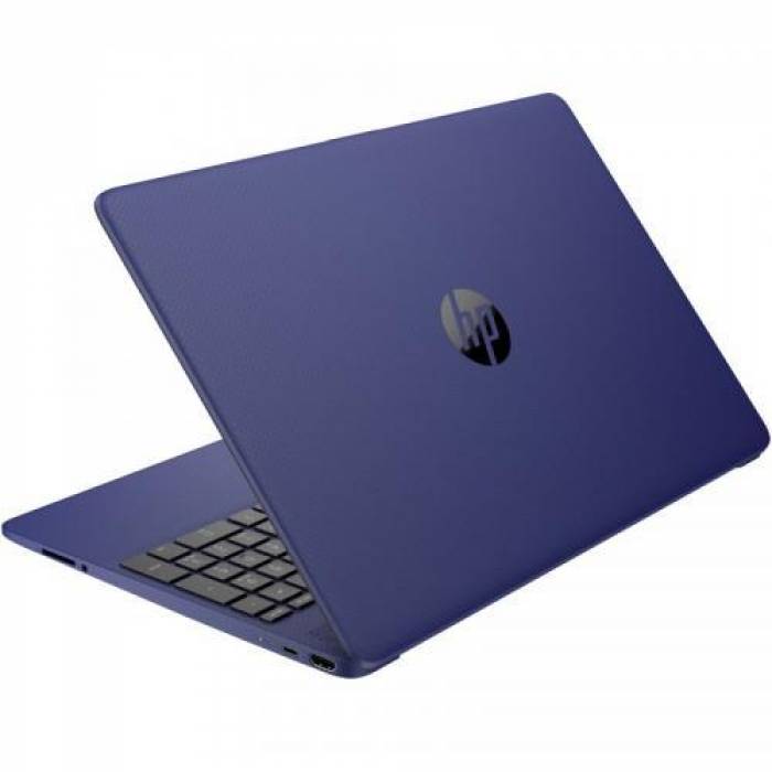 Laptop HP 15s-fq2025nq, Intel Core i3-1115G4, 15.6inch, RAM 8GB, SSD 256GB, Intel UHD Graphics, No OS, Indigo Blue