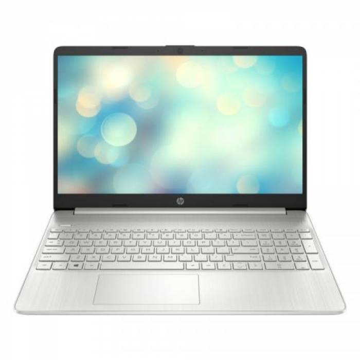 Laptop HP 15s-fq5029nq, Intel Core i5-1235U, 15.6inch, RAM 8GB, SSD 512GB, Intel Iris Xe Graphics, Free DOS, Natural Silver