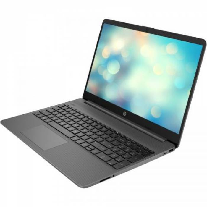 Laptop HP 15s-fq5041nq, Intel Core i3-1215U, 15.6inch, RAM 8GB, SSD 256GB, Intel UHD Graphics, Free DOS, Chalkboard Gray