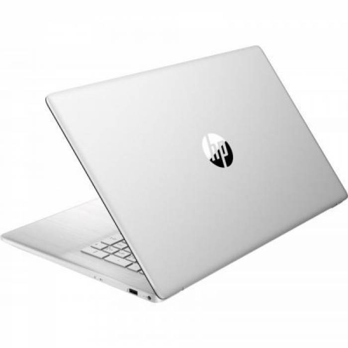 Laptop HP 17-cn0033nq, Intel Core i3-1125G4, 17.3inch, RAM 8GB, SSD 512GB, Intel UHD Graphics, Free DOS, Natural Silver