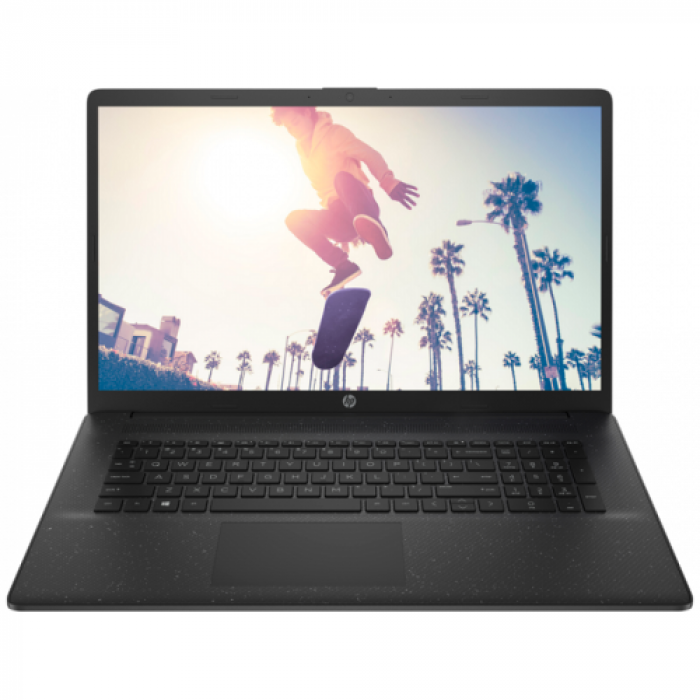 Laptop HP 17-cn2008nq, Intel Core i7-1255U, 17.3inch, RAM 8GB, SSD 512GB, nVidia GeForce MX550 2GB, Free DOS, Jet Black