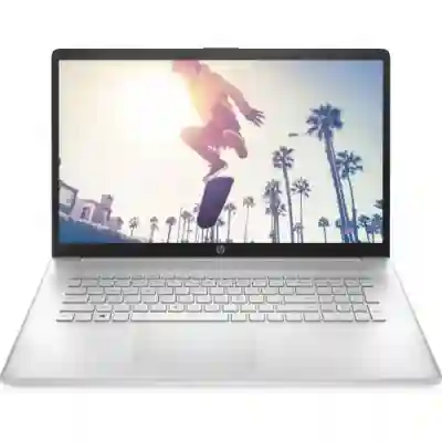 Laptop HP 17-cp0000nq, AMD Ryzen 7 5700U, 17.3inch, RAM 16GB, SSD 1TB, AMD Radeon Graphics, Windows 11, Natural Silver