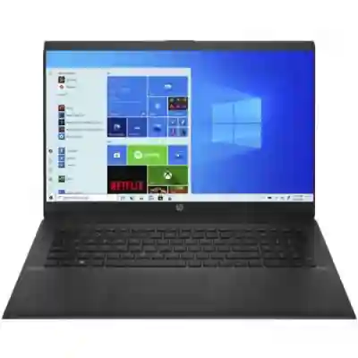 Laptop HP 17-cp0003nq, AMD Ryzen 7 5700U, 17.3 inch, RAM 8GB, HDD 1TB + SSD 256GB, AMD Radeon Graphics, Windows 10, Jet Black