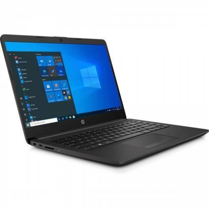 Laptop HP 240 G8, Intel Core i3-1005G1, 14inch, RAM 8GB, SDD 256GB, Intel UHD Graphics, Windows 10 Pro, Dark Ash Silver