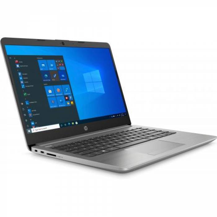 Laptop HP 245 G8, AMD Ryzen 5 5500U, 14inch, RAM 8GB, SDD 256GB, AMD Radeon Graphics, Windows 10 Pro, Silver