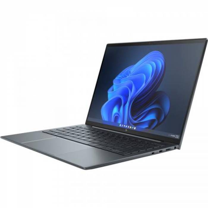 Laptop HP Elite Dragonfly G3, Intel Core i5-1235U, 13.5inch Touch, RAM 16GB, SSD 512GB, Intel Iris Xe Graphics, Windows 11 Pro, Gray