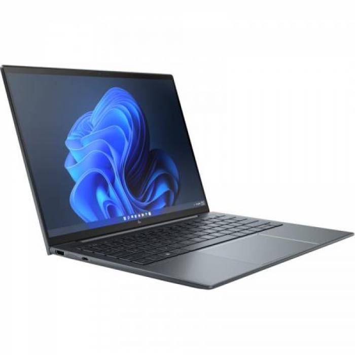 Laptop HP Elite Dragonfly G3, Intel Core i5-1235U, 13.5inch Touch, RAM 16GB, SSD 512GB, Intel Iris Xe Graphics, Windows 11 Pro, Gray