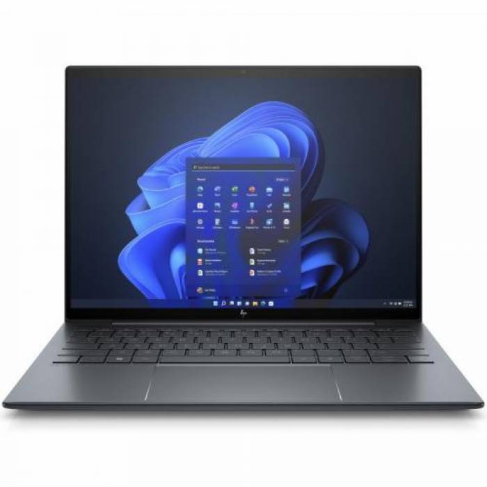 Laptop HP Elite Dragonfly G3, Intel Core i7-1255U, 13.5inch Touch, RAM 16GB, SSD 1TB, Intel Iris Xe Graphics, 5G LTE, Windows 11 Pro, Slate Blue