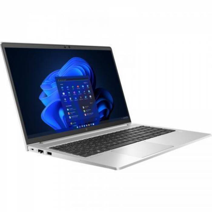 Laptop HP EliteBook 650 G9, Intel Core i5-1235U, 15.6inch, RAM 16GB, SSD 512GB, Intel Iris Xe Graphics, Windows 10 Pro, Silver