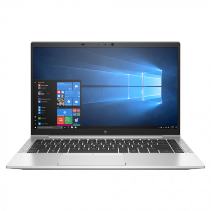 Laptop HP EliteBook 840 Aero G8, Intel Core i5-1135G7, 14inch Touch, RAM 16GB, SSD 512GB, Intel Iris Xe Graphics, Windows 10 Pro, Silver