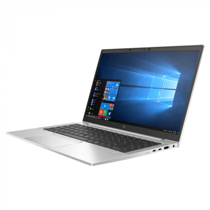 Laptop HP EliteBook 840 Aero G8, Intel Core i5-1135G7, 14inch Touch, RAM 16GB, SSD 512GB, Intel Iris Xe Graphics, Windows 10 Pro, Silver