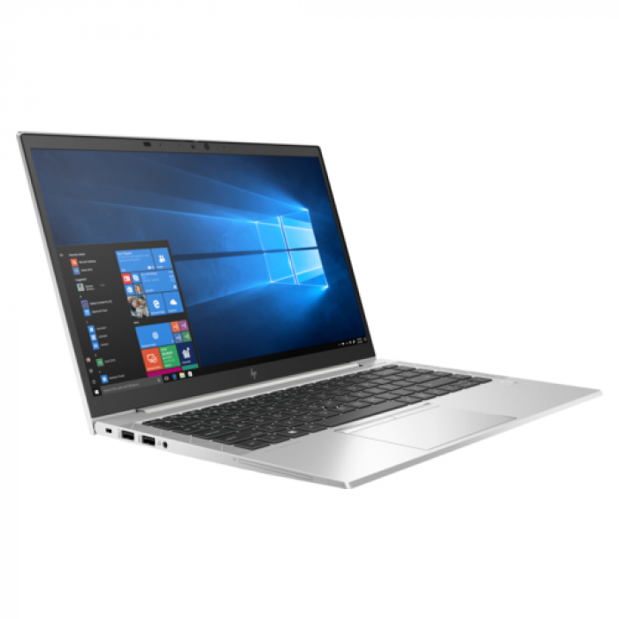 Laptop HP EliteBook 840 Aero G8, Intel Core i5-1135G7, 14inch Touch, RAM 16GB, SSD 512GB, Intel Iris Xe Graphics, Windows 10 Pro, Silver