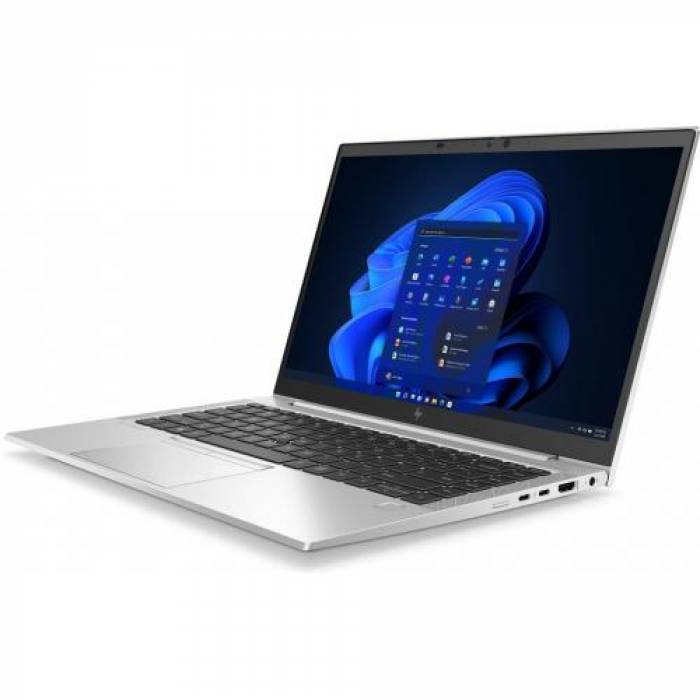 Laptop HP EliteBook 840 G8, Intel Core i5-1135G7, 14inch, RAM 16GB, SSD 512GB, Intel Iris Xe Graphics, Windows 11 Pro, Silver