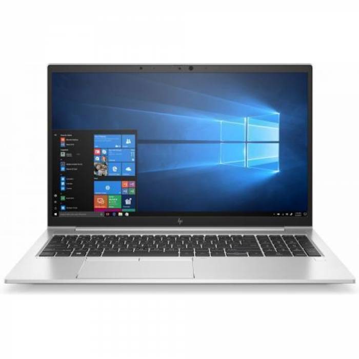 Laptop HP EliteBook 850 G8, Intel Core i5-1135G7, 15.6inch, RAM 16GB, SSD 512GB, Intel Iris Xe Graphics, Free Dos, Silver