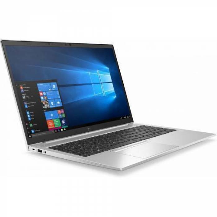 Laptop HP EliteBook 850 G8, Intel Core i5-1135G7, 15.6inch, RAM 16GB, SSD 512GB, Intel Iris Xe Graphics, Windows 10 Pro, Silver