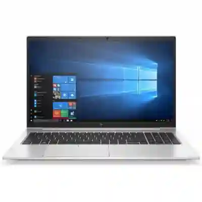 Laptop HP EliteBook 850 G8, Intel Core i5-1135G7, 15.6inch, RAM 8GB, SSD 256GB, Intel Iris Xe Graphics, Windows 10 Pro, Silver